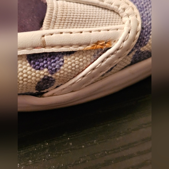 MICHAEL Michael‎ Kors Olive Floral Slip on Canvas Sneaker Size 8 - Picture 5 of 7